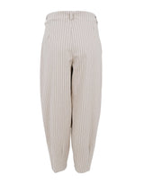 Black Colour  Milano barrel pant kit stripe