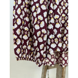 Gaspar  Flower dress bordeaux