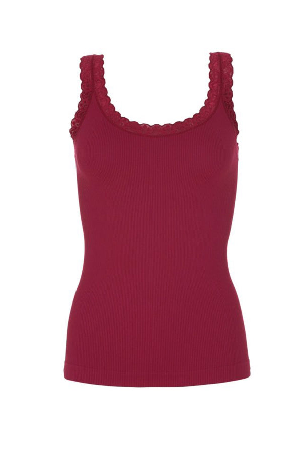 Tim & Simonsen rib top bordeaux