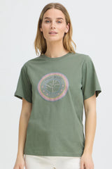 Pulz jeans Cheri t-shirt Agave green