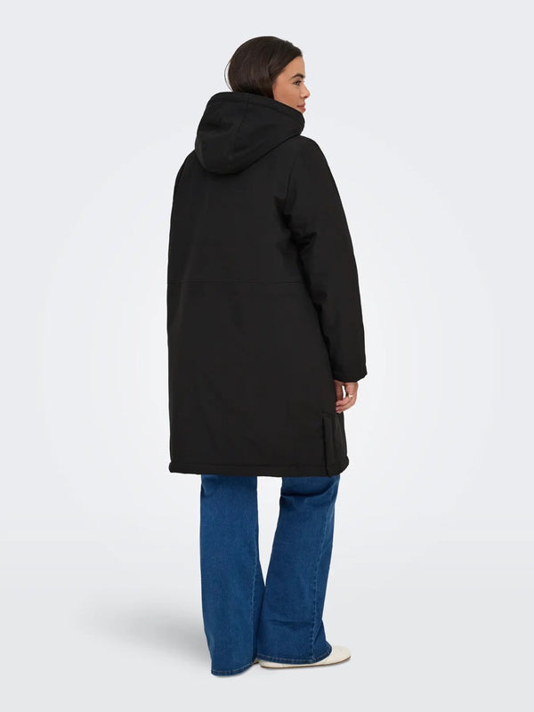 Only Carmakoma Kara life softshell/parka jacket black