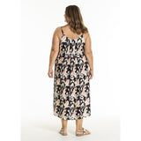 GOZZIP Karole strap dress black