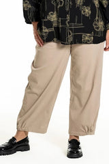 Gozzip Clara baggy pants sand