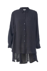 Gozzip Julie shirt with print black