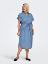 Only Carmakoma Pema Hannover denim dress medium blue