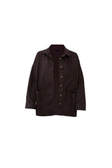 Black Colour Noemi shirt Jacket coffee