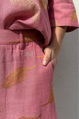 Gaspar Colorado jaquard pant rose