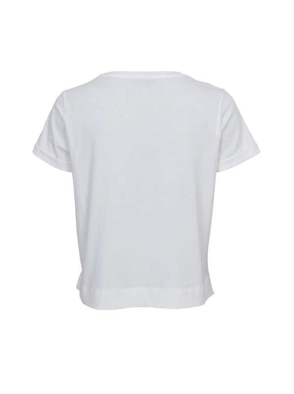 Black Colour May t-shirt Heart offwhite