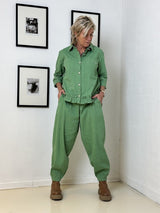 Gaspar Vigo Canvas Shirt Pistacho