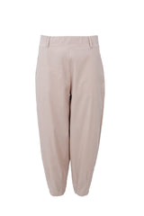 Black Colour Beate barrel pant beige
