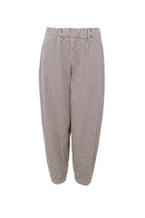 Black Colour Ally Barrel Pant Creme