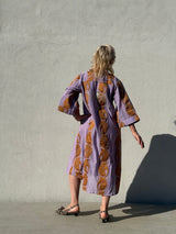 Gaspar Mumbai jaquard dress lavender