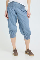 Pulz   Jill capri demin light blue