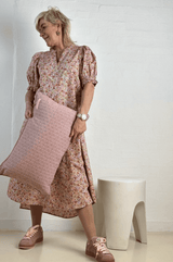 Gaspar Tunø flower dress rose