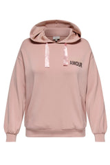 Only Carmakoma  Melanie sweatshirt misty rose