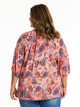 GOZZIP Karna blouse coral