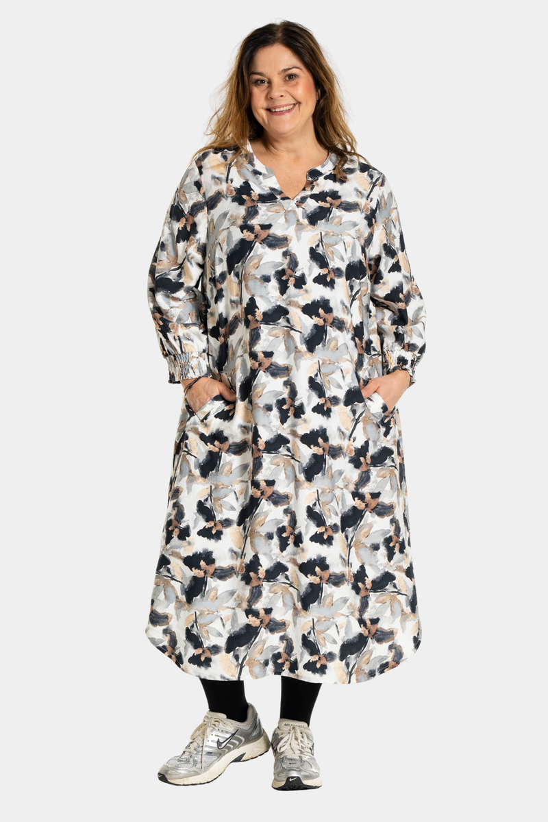 Gozzip Valdis dress multi colour print