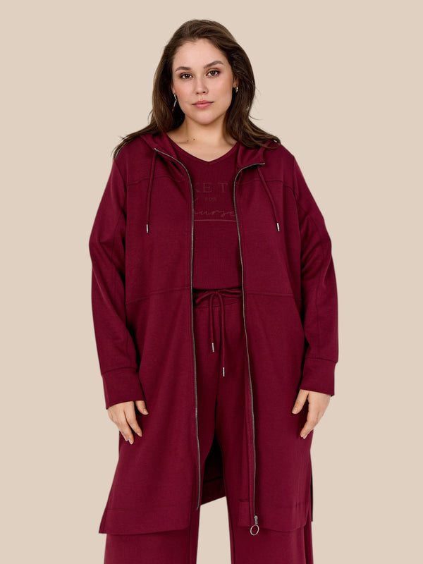 Wasabi Sabina cardigan bordeaux
