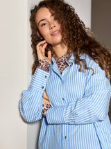 Black Colour Valentine shirt blue