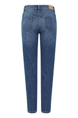 Pulz jeans Kayla high waist straight leg medium blue