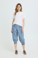 Pulz   Jill capri demin light blue