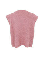 Black Colour  Bjoerk knitted button vest winter rose