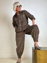 Gaspar Vigo Corduroy shirt taupe