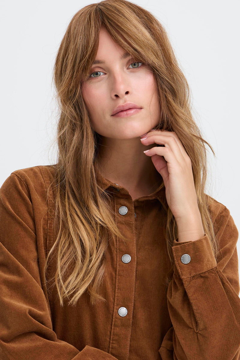 Pulz Sally dress camel