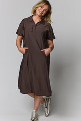 Gozzip Viona dress brown