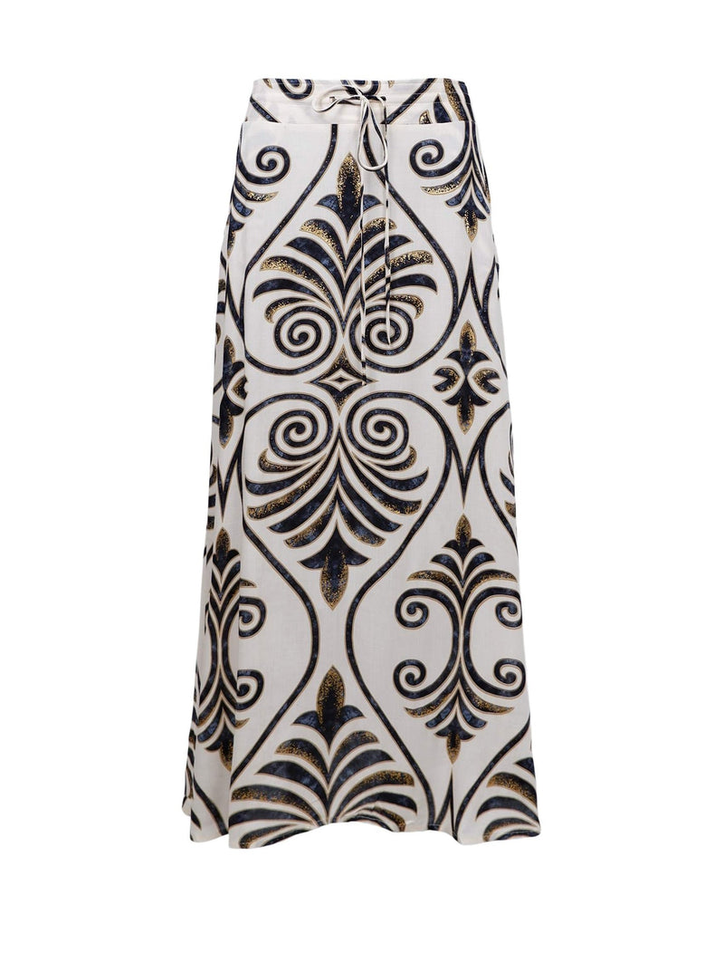 Black Colour  Stella skirt malaka white