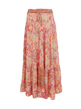 Black Colour Luna maxi frill pacifique orange