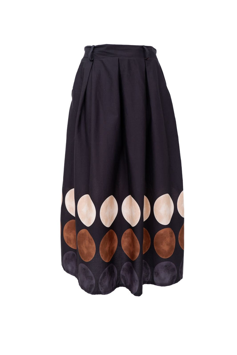 Black Colour Paris skirt black