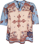 Cassiopeia Ebinette Blouse Blue Combi