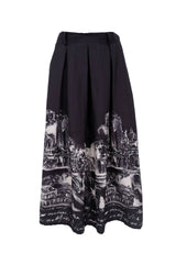 Black Colour Roma skirt black