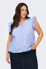 Only Carmakoma Tessa Shirt Blue