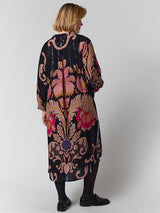 Gozzip Valdis dress with pink print