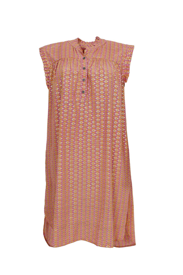 Black Colour  Luna flare  dress pink diamond