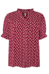 Ofelia Lou Shirt PLum Combi