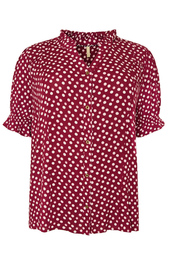 Ofelia Lou Shirt PLum Combi