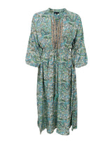 Black Colour Luna Raglan Dress Green