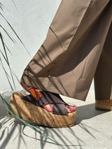 Gaspar Honolulu poplin pant brown