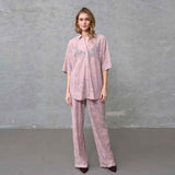 Love & Divine Love971-14 lace shirt mauve