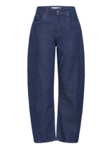 Pulz jeans Anni barrel leg un-washed denim blue