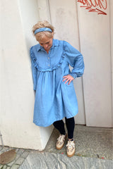 BOHO LOVE denim dress light blue