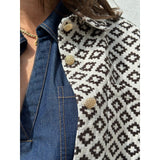 Gaspar Stockholm jaquard shirt brown