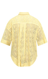 Love & Divine Love971-14 lace shirt straw