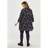 Gozzip Skuld tunic navy print