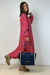 Gaspar Miami stripe kaftan