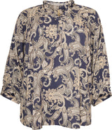 Cassiopeia Henella blouse blue combi