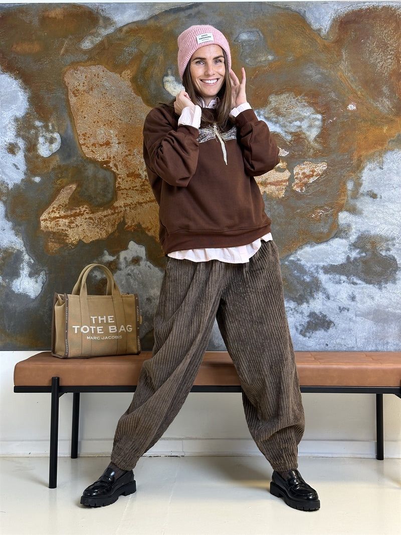 Gaspar Fanø sweatshirt dark brown